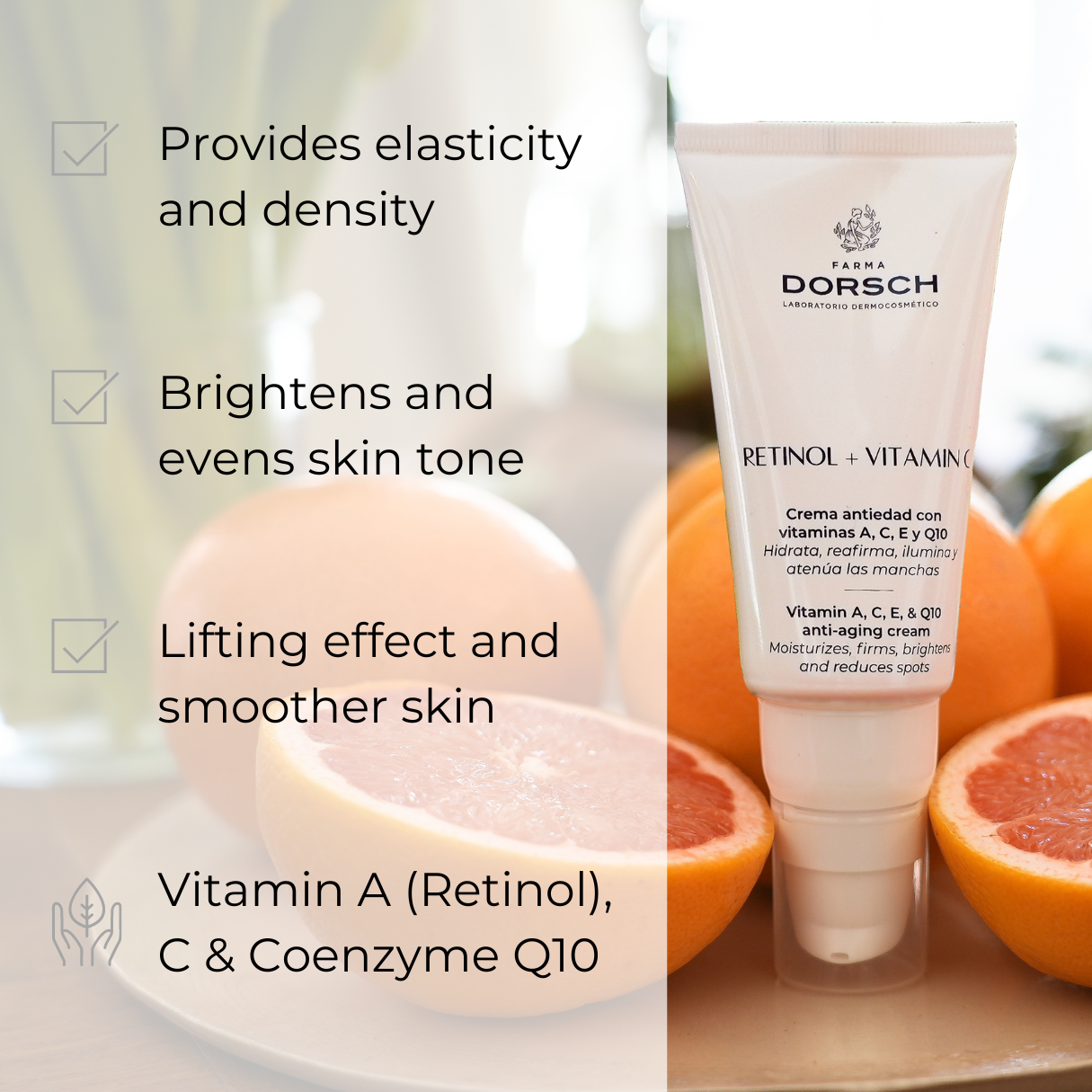 RETINOL + VITAMIN C - ANTIAGING CREAM
